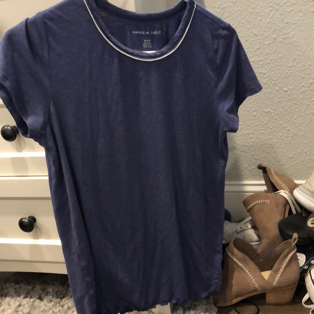 FRILLY AMERICAN EAGLE TEE